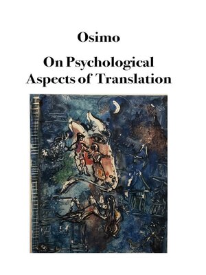 cover image of On Psychological Aspects of Translation